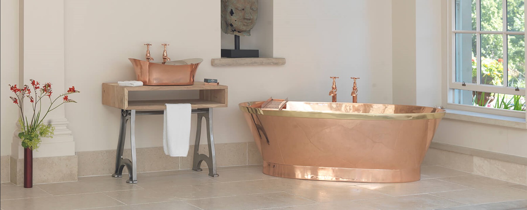 Copper & Brass Bath and Sink